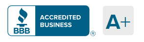 Better Business Bureau rating and accreditation
